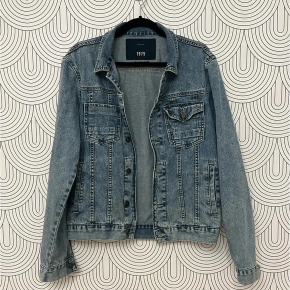 Zara Men’s denim jacket size Large - Picture 1 of 4